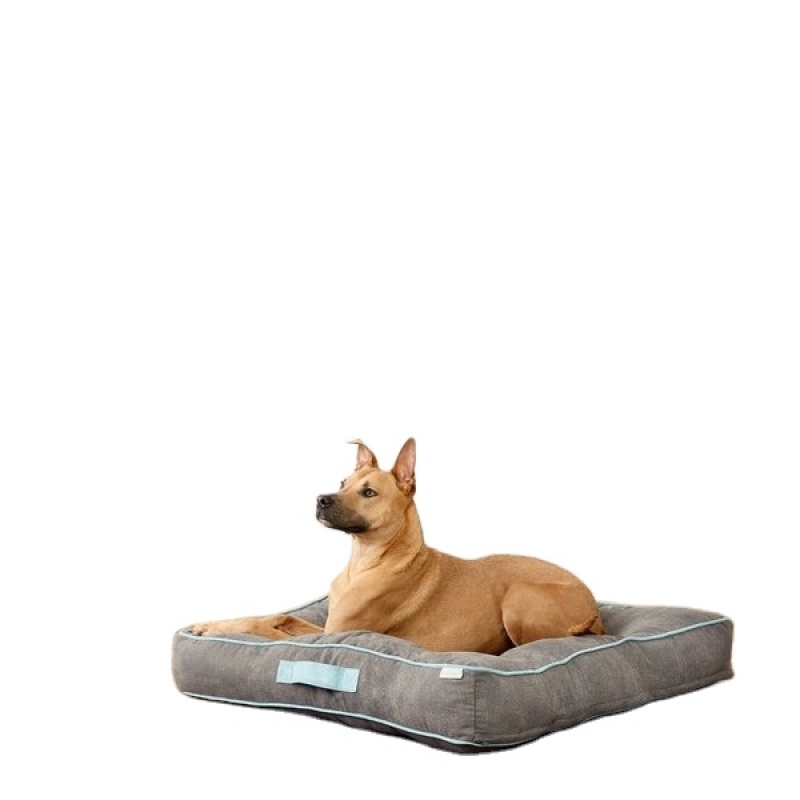 Cozy Soft Dog Bed Sofa Tufted Square Orthopedic Pillow Cat Dog Bed Removable Cover Pet Beds for Dogs Cats