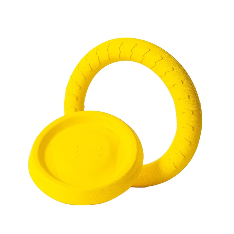 Dog Huge Training Rings for Outdoor Fitness Floating Pulling Toy and Flying Disc Interactive Play Tool