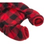 classical pet clothes puppy dog jacket red plaid sweater pajamas