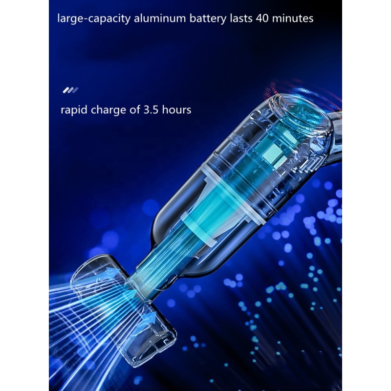 Handheld Vacuum Cleaner Cordless, Portable Hand Vacuum Powered by Rechargeable Quick Charge Tech, Strong Suction for Pet Hair