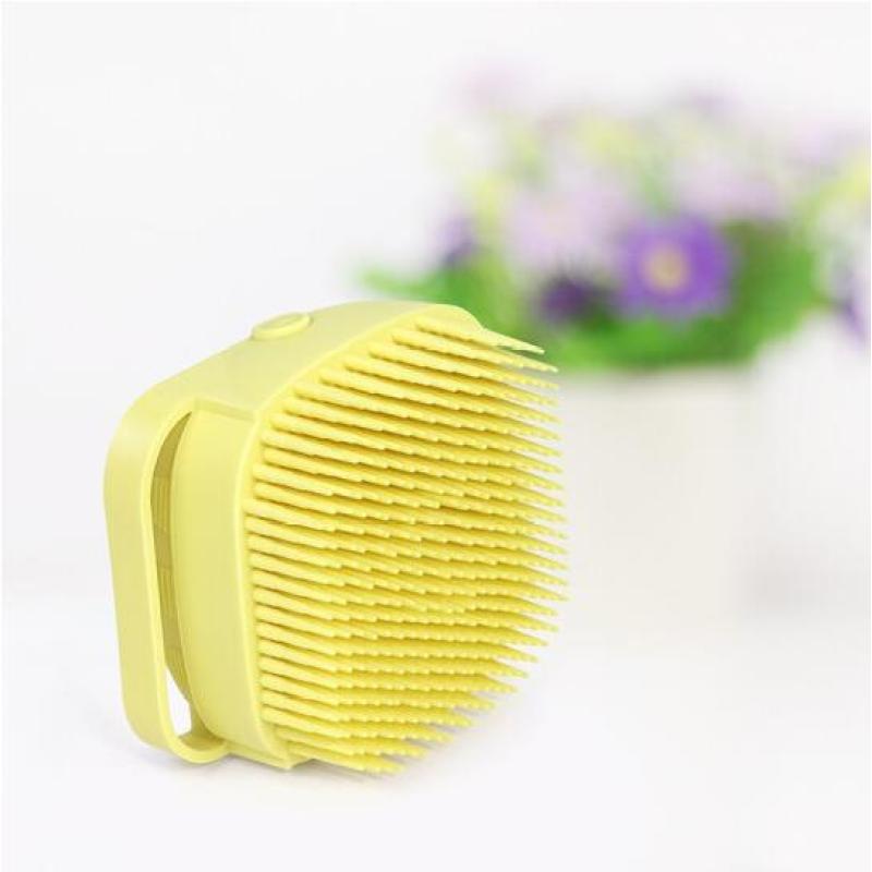 Wholesale High Quality Dog Bath Brush Soft Silicone Pet Shampoo Massage Dispenser Pet Grooming Shower Brush