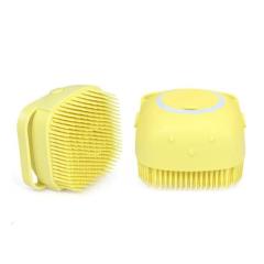 Wholesale High Quality Dog Bath Brush Soft Silicone Pet Shampoo Massage Dispenser Pet Grooming Shower Brush