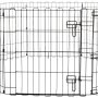 Foldable Metal Pet Dog Exercise Fence Pen With Door Gate