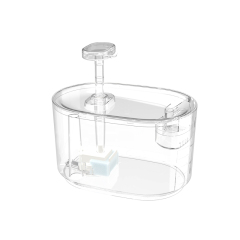 Amazon New Super-Silent Transparent Pet Water Dispenser Automatic Power-Off Led Wireless Sensor Drinking Pet Cat Water Fountain