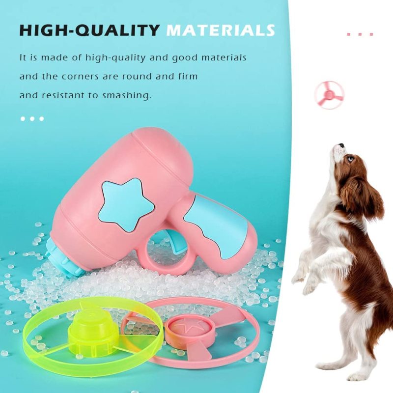 Funny Kitten Fetch Interactive Cat Toy with Pieces Flying Propellers Pet Stuff Tracking Toy for Cat