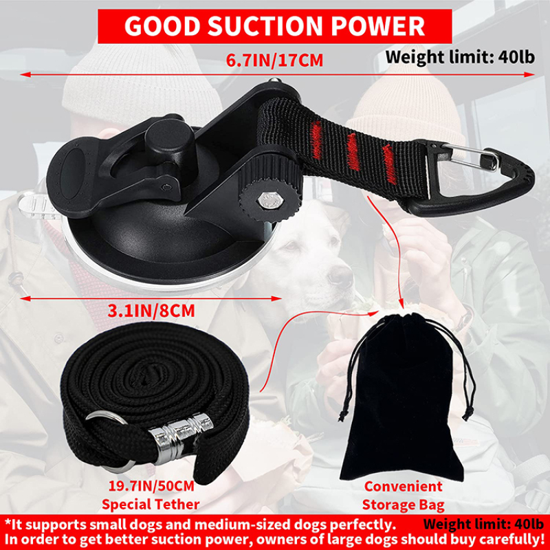 Dog Grooming Tub Restraint Soft Nylon Leash with Adjustable Collar for Pet Dog Cat Shower and Grooming