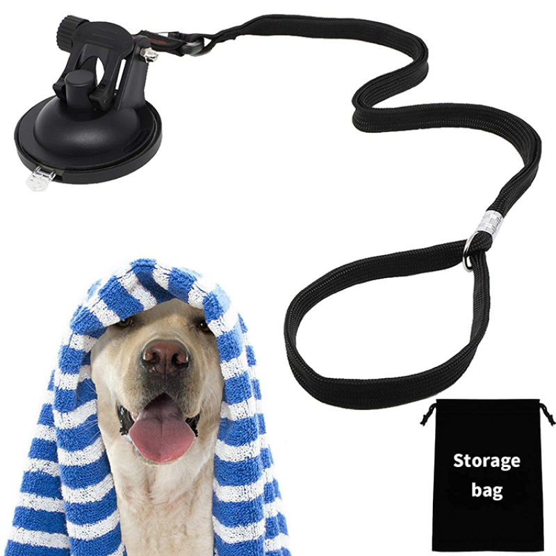 Dog Grooming Tub Restraint Soft Nylon Leash with Adjustable Collar for Pet Dog Cat Shower and Grooming