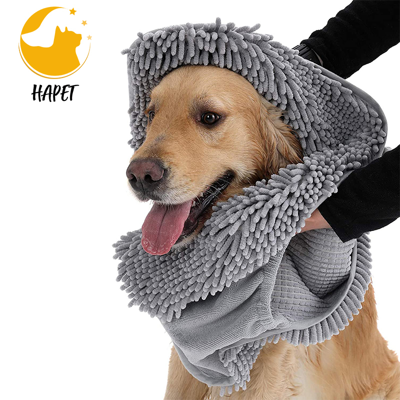 Microfiber Dog Towels for Drying Dogs Super Absorbent Dog Bath Towel