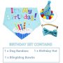 Wholesale Birthday For Dog Bandana Scarf And Dog Hat With Dog Bow Tie For Pet