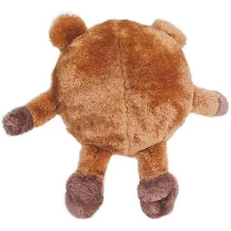 Holiday Brainey Squeak Plush Dog Toy Bear in Love