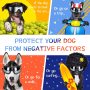 UV Protection Wind Sunglasses for Dogs Pet Glasses Eye Wear Adjustable Strap