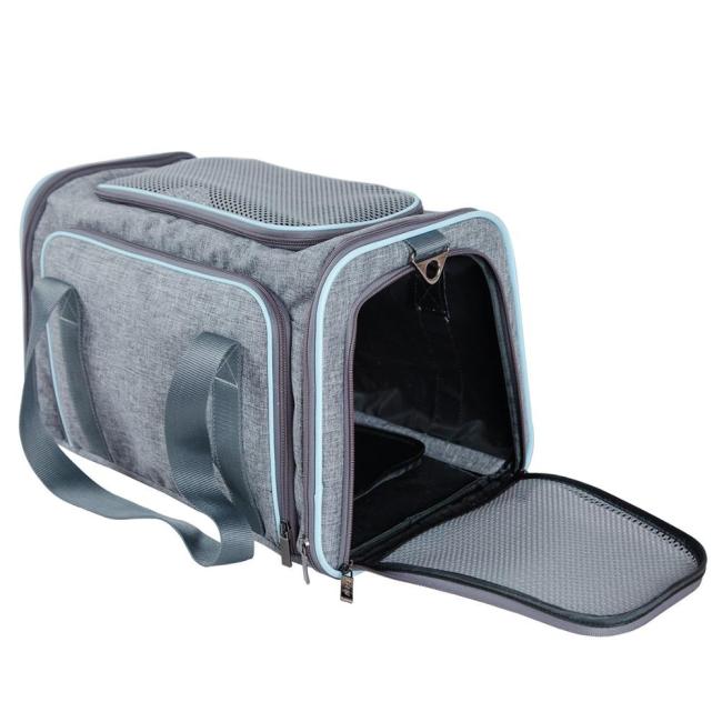 Manufacture High Quality Nylon Breathable pet carrier travel bag cat carrying bag wholesale pet cages, carriers & houses