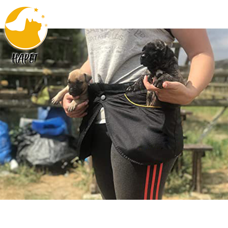 Dog pet Training Utility Belt kilt training skirt with large pockets zip pocket dog treat pouch holder