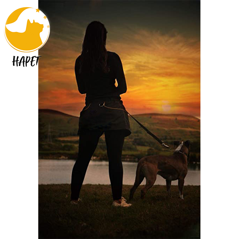 Dog pet Training Utility Belt kilt training skirt with large pockets zip pocket dog treat pouch holder