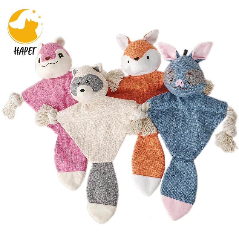 Squeaky Dog Toys for Aggressive Chewers Durable Plush Dog Toys