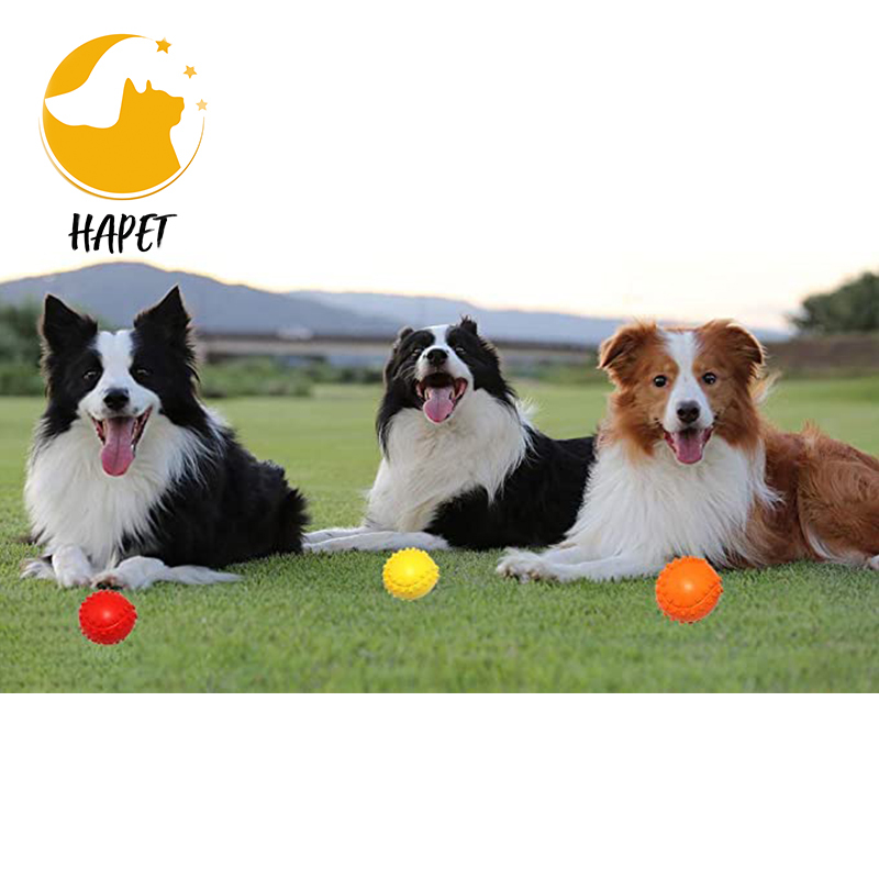 Rubber Slow Feeder Pet Interactive Dog Ball Training Nontoxic Bite Resistant Toy Dog Food Treat Feeder