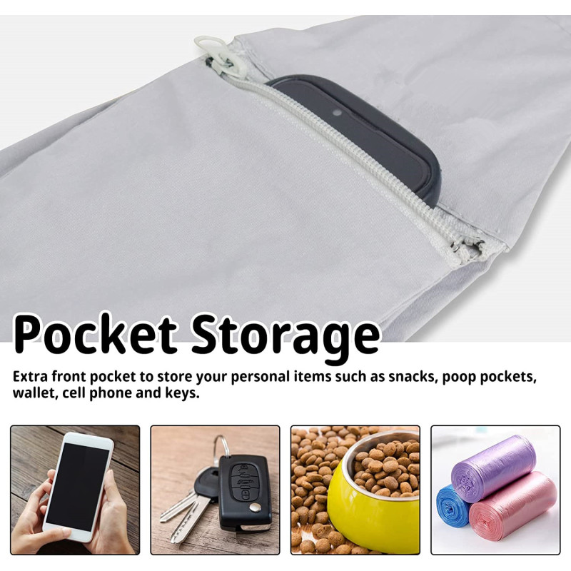 Design Adjustable Cat Sling Carrier Hands Free Reversible