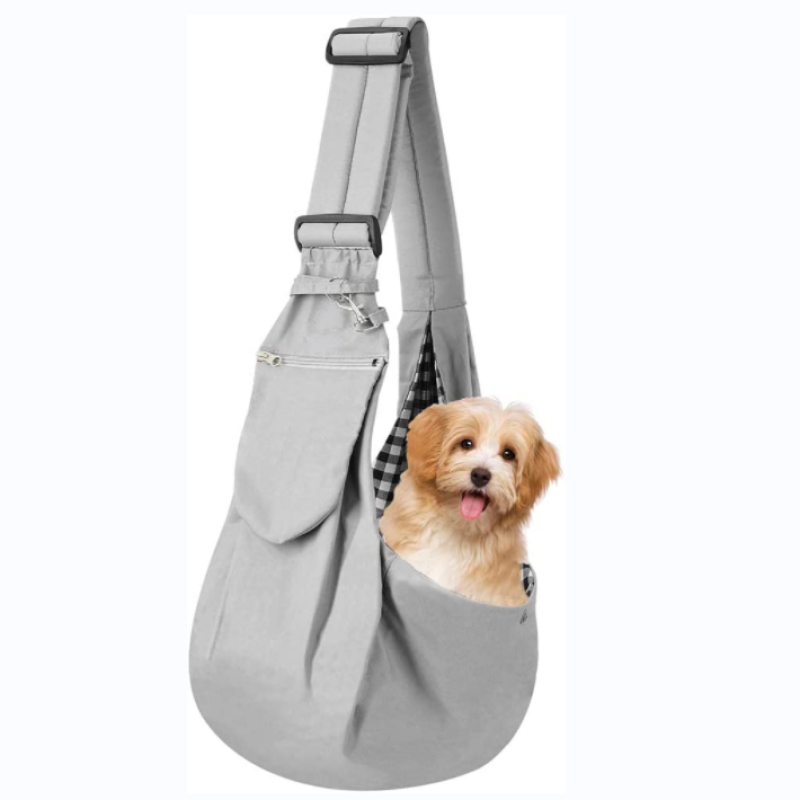 Design Adjustable Cat Sling Carrier Hands Free Reversible