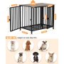 Durable,Easy to Assemble Dog Crate Kennel Cage with Strong Metal Frame