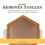 Detangler with Adjustable Strap Bamboo Dog Brush  for Pets Palm