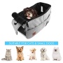built-in poop bag dispenser phone pouch long band zipper suitable pet cat dog shoulder bag