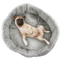 Small Dog Bed for Small Dogs Washable Cat Bed for Indoor Cats Round Super Soft Plush