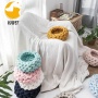 Pet Dog Cat Thick Rope Braided Cotton Kennel Nest Soft Cushion Sleeping Handmade Puppy Kitty Nest Knitting Pet house cat bed
