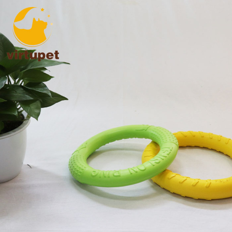 Dog Toys Ring Water Floating Outdoor Fitness Flying Discs Tug Of War Interactive Training Ring For Dogs