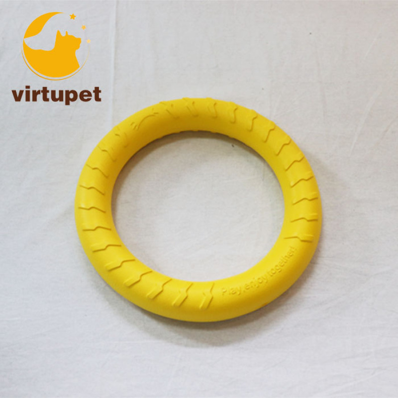 Dog Toys Ring Water Floating Outdoor Fitness Flying Discs Tug Of War Interactive Training Ring For Dogs