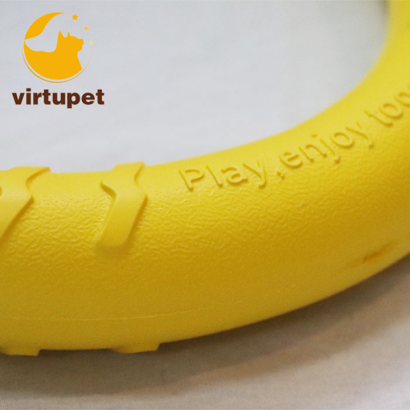 Dog Toys Ring Water Floating Outdoor Fitness Flying Discs Tug Of War Interactive Training Ring For Dogs