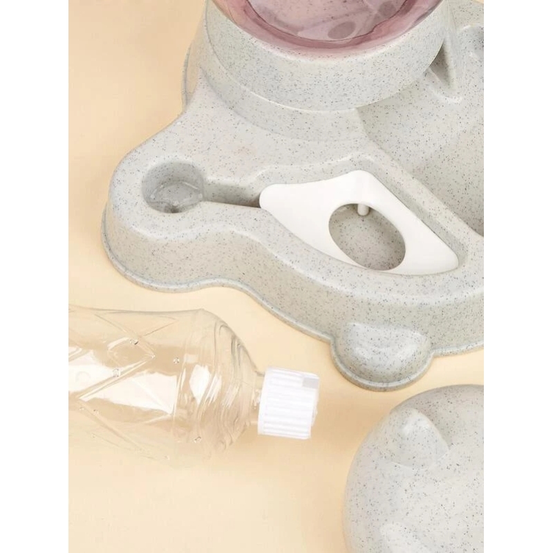 Cat feeder two-in-one dog Pet Water self-service Cat food Bowl Feed