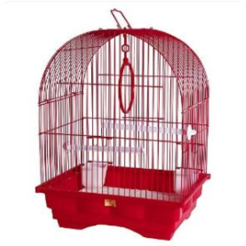 Gabbia per uccelli, accessori per animali domestici, gabbia in metallo - Gabbia per uccelli pappagalli e parrocchetti di medie dimensioni