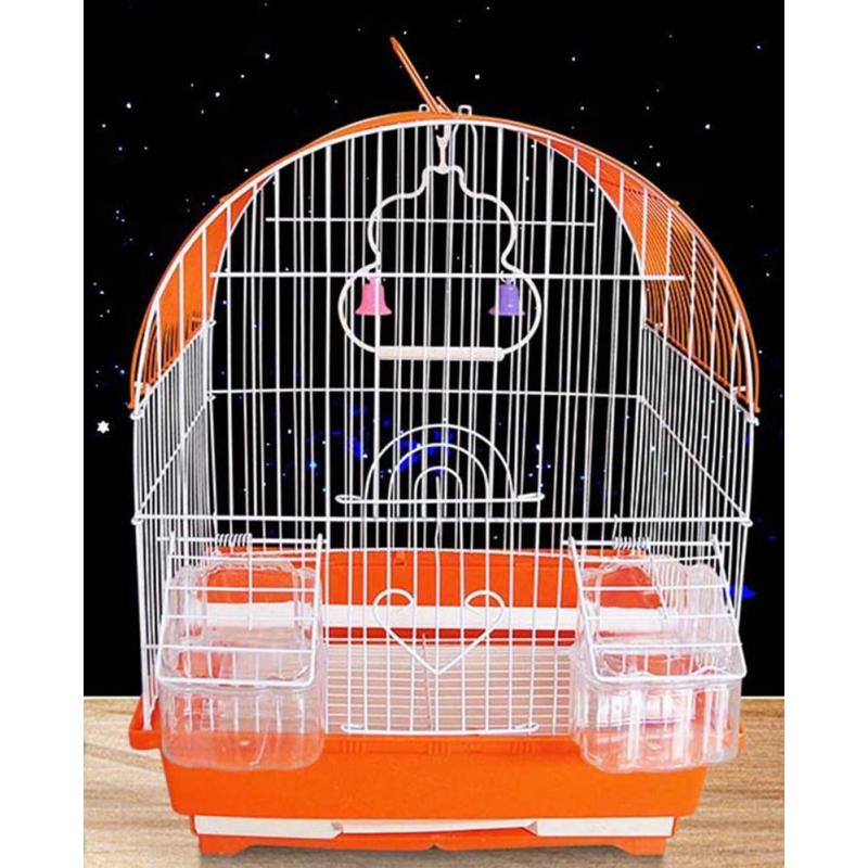 Gabbia per uccelli, accessori per animali domestici, gabbia in metallo - Gabbia per uccelli pappagalli e parrocchetti di medie dimensioni