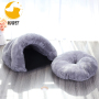 Small Dog Bed Anti-Anxiety Hooded Pet Beds Calming Cave Bed Orthopedic