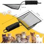 Cat Litter Scoop Stainless Steel Metal Scooper with Deep Shovel - Comfy Foam Handle