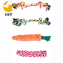 Dog Rope Toys Heavy Duty Dental Dog Chew Toys Cotton Puppy Teething Chew Tug Toy