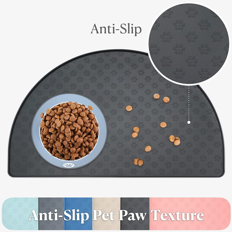 Non-Slip Silicone Cat Dog Feeding Bowl Mat Pet Food Mat