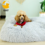 Plush square doghouse cat cushion pet nest deep sleep Wholesale Custom Luxury Large Cat Bed Colorful Plush Pet Dog Bed