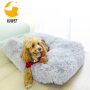 Plush square doghouse cat cushion pet nest deep sleep Wholesale Custom Luxury Large Cat Bed Colorful Plush Pet Dog Bed