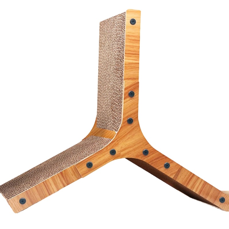 Cat Scratcher Pad, Cardboard for Indoor and Kitten, Vertical Scratch Board, Stable