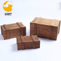 Handmade Pet Casket Wooden Burial Coffin with Pet Name Carving for Dogs & Cats Funeral