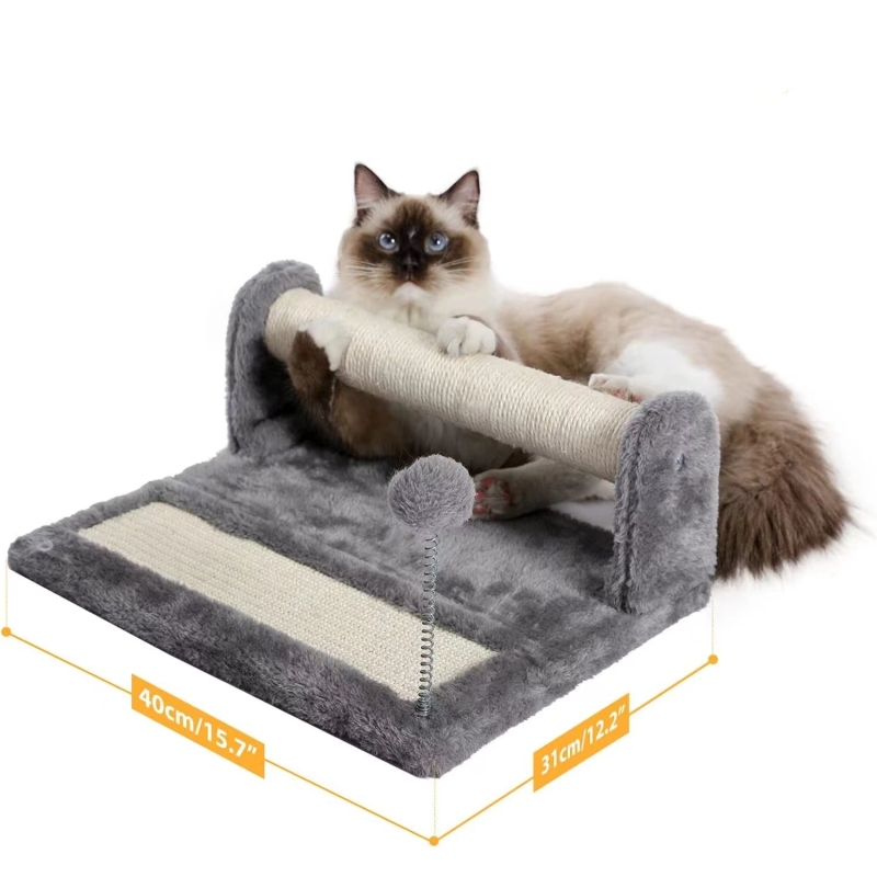 Cat Scratching Post and Pad with Play Ball