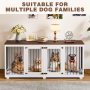 Divider Wooden Dog Crate Kennel Cage Furniture