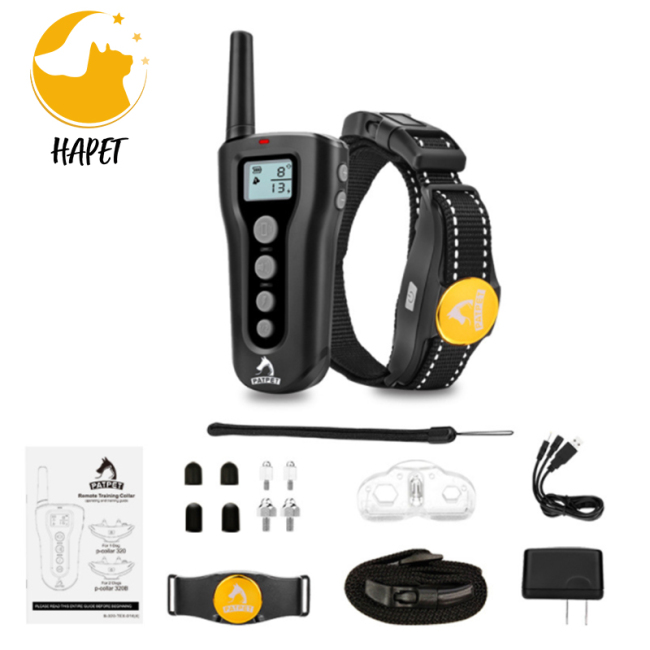 Dog Training Collar with Remote Rechargeable Waterproof Shock Collar for Dogs 3 Training Modes