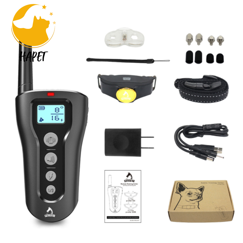 Dog Training Collar with Remote Rechargeable Waterproof Shock Collar for Dogs 3 Training Modes