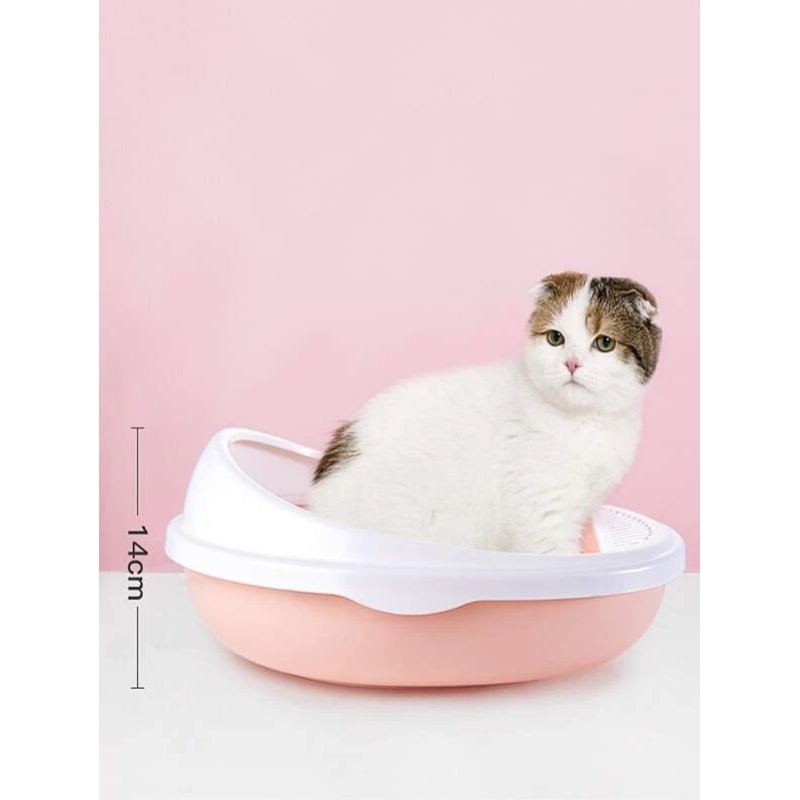 Small Egg Ball Type Semi-enclosed Cat Litter Box open Style cat Supplies toilet with Potty Shovel