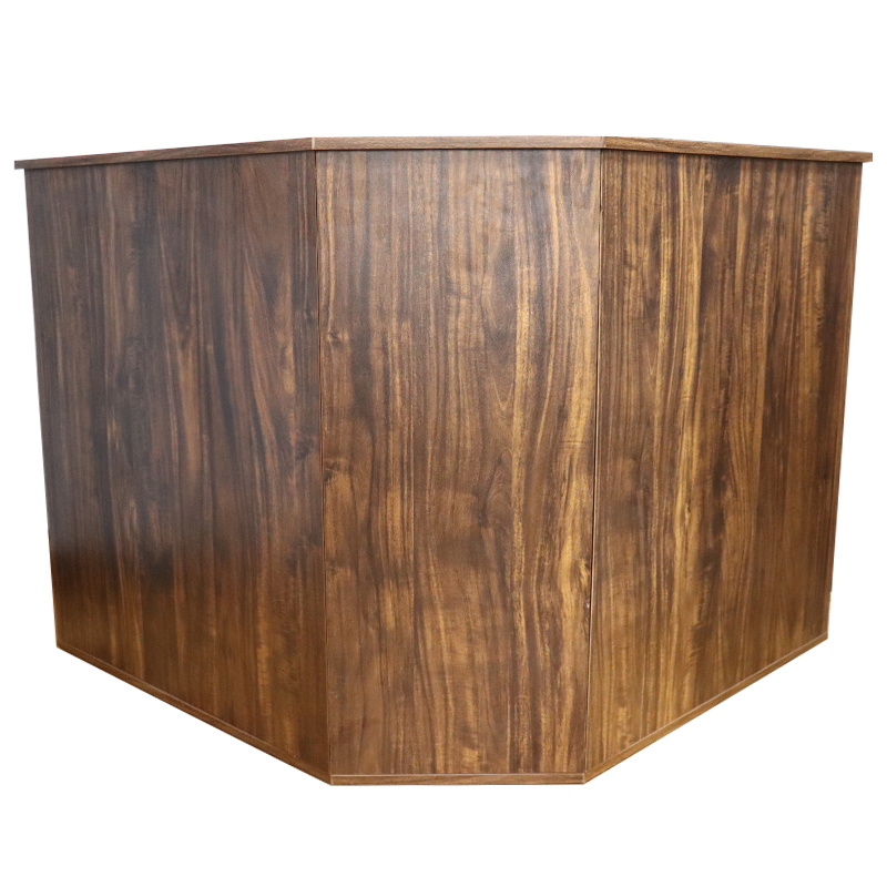 Dog Kennel with Wood and Mesh Furniture Corner Dog House Crate with Cushion
