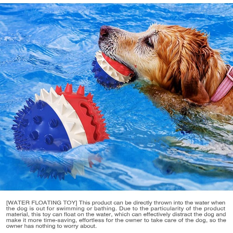 Dog-tug-of-war toy-Fix the tie-out stick on the lawn or soft ground, or directly wrap the elastic rope