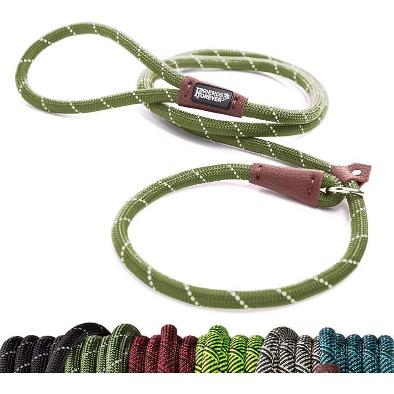 OEM Durable Dog Slip Rope Leash, Premium Quality Mountain Climbing Rope Lead, Strong, Sturdy Comfortable Leash