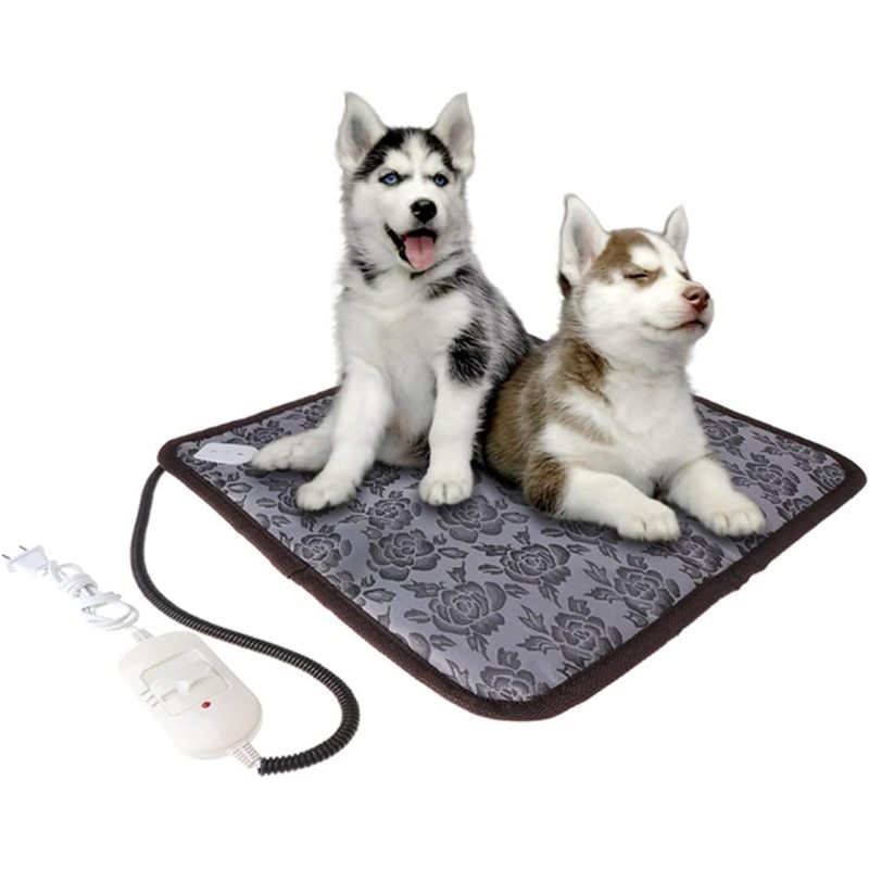Pet Heating Pad for Cat and Dog Indoor Warming Mat Waterproof Heated Mat with Chew Resistant Cord
